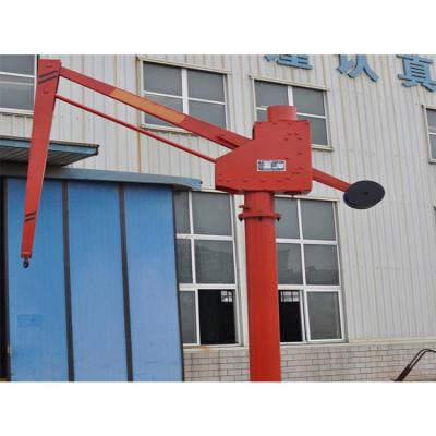 China Jib Crane 750 Kg Counter Balance Manual Hydraulic Mobile Shop Crane for sale