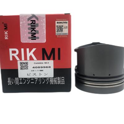 China RIKMI factory quality B3.3 piston for Cummins diesel engine machinery engine parts 4089968 engine repair kit factory direct for sale