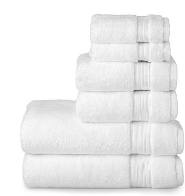 China 700gsm QUICK DRY 100% Super Absorbent Cotton Towel 100% Single Plain White Bath Towel Hilton Hotel Towel 16S for sale