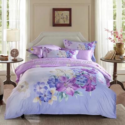 China Disposable hot sale cotton bed linen cubrecama reactive printing sheet for sale