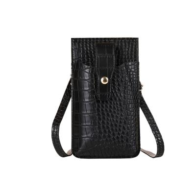 China PU Leather Cross - Body Cell Phone Bag For Women Wallet Purse Cell Phone Luxury Leather Cross - Body Wallet Purse And Bags For Women With Keychain Wholesale Price for sale