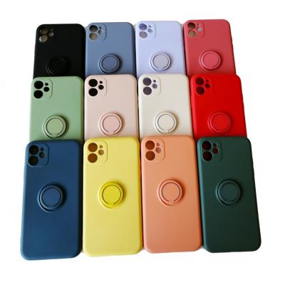 China Function holes are total opening for Redmi 9 silicone cases, liquid ring holder silicone cases for Xiaomi 9 for sale