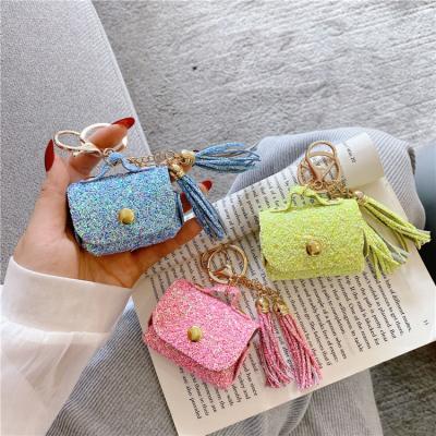 China PU Leather Case for Airpods 1 2 with Tassels Designs Women Girls Case Cover for AirPods pro, PU Leather Case for Airpods 1 2 with Tassels Designs for sale