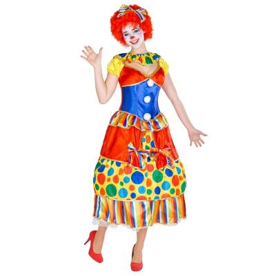 China Halloween Cosplay Suits Newest Sale Halloween Clown Fancy Dress for Adult Woman Party Cosplay Clothes Suit for sale