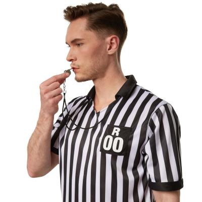 China Halloween Cosplay Suits Good Quality Halloween Soccer Referee Costume Suit Male Adult Cosplay Soccer Team Clothes for sale