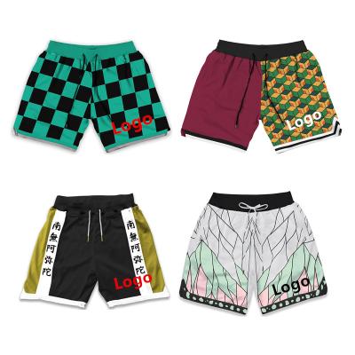 China Anti-wrinkle Summer Custom Design Mesh Shorts Sports Jogger Casual Logo Solid Color Sublimation Blank Plus Size Mesh Shorts for sale