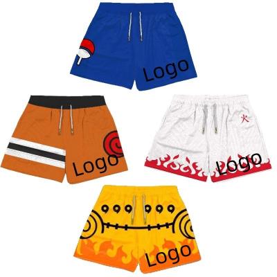 China Custom Logo Summer New Mesh Printed Anti-wrinkle Jogger Shorts Men Basketball Shorts Beach Quick Dry Shorts for sale