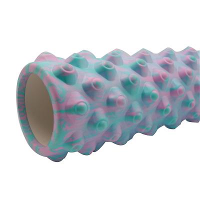 China New Fitness EVA 45*14CM Hollow EVA Massage Stick Foam Shaft Muscle Relaxation Roller Yoga Camouflage for sale