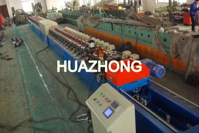 China 0.27--0.5mm Rolling shutter slat forming machine for 60mm with punching device, Gr15 roller for sale