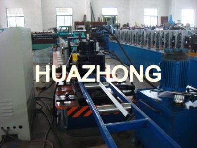 China 3 Tons Automatic Metal Deck Roofing Roll Forming Machine With 12m/Min Speed 40mm Diameter Shaft for sale