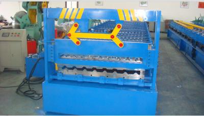 China Automatic Wave Roof Panel Forming Machine For 1000mm And 850mm , Double Layer Roll Forming Machine for sale