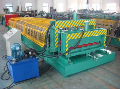 China 1250 mm Galvanized Sheet Roll Forming Machine 5.5kw Power , Tile Steel Making Machine for sale