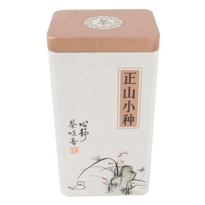 China High Quality Tea Custom Printing Tin Boxes Metal Food Tin Box For Tea Packaging for sale