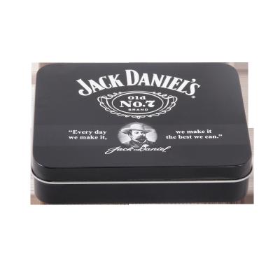 China Custom Rectangular Wallet Tin Cans Packaging Box, Metal Watch Tin Boxes for sale