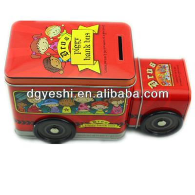 China Small car-shaped phone booth from biscuit tins for sale