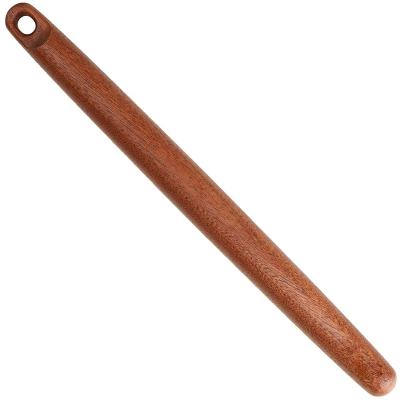 China Sapele Wooden Dough Pins Decorative Wooden French Rolling Pastry Pizza Rolling Pin With Hanging Design for sale