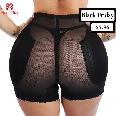 China Antibacterial Women's Sexy Mesh Breathable Mesh Gauze Belly Shaping Pants Push Up Hip Pants Push Up Hip Panties for sale