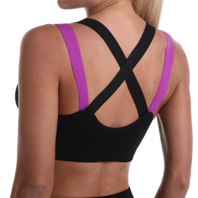 China High Print Seamless Breathable Gym Sports Bra For Women Sports Yoga Fitness Tops Underwear Pump Bra Sportswear Bralette for sale