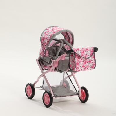 China Easy To Carry Stroller Amazon Hot Selling Stroller PRIME Toys 10 Doll Model Pram For Girls Fits 10-15