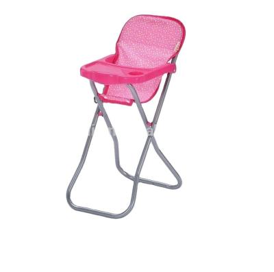 China Hot Pink Dollhouse Dinner Nursery Accessories Doll Toy Referee Chair Beau Doll High Stool Sales Assemble Furniture L26*W33*H60CM for sale