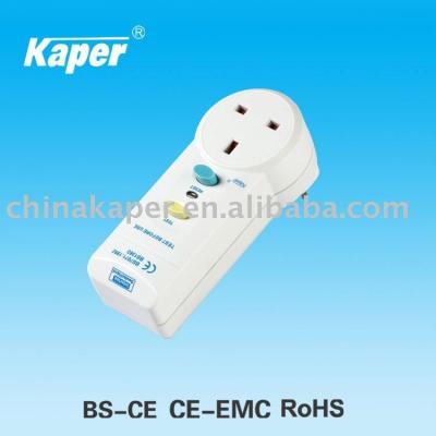 China 2011 Hot Sales Residential/General Purpose RCD ADAPTER KPPR-10-BZ 250V, 10A, 10mA for sale