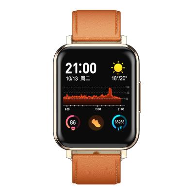 China Hot Selling Custom Sports Pedometer Sports Watch Multiple Face Sleep PU With Smart Watch Men for sale