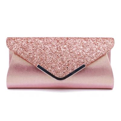 China High Quality Envelope Cross - Body Shoulder Clutch, Glitter Sequin Envelope Evening Clutch Handbag Party Clutch Bridal Purse For Women Evening for sale