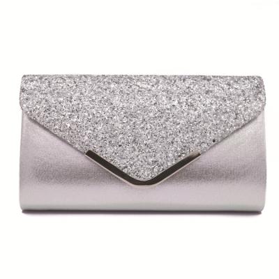 China High Quality Bridal Wedding Prom Party Bag with Detachable Chain, Shiny Sequin Envelope Handbags Clutch Purse for Women Evening Party for sale