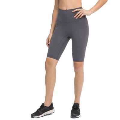 China 2021 Women Breathable Summer Top Size No T Line Double Sides Swept Outer Half Slim Stretch Fitness Yoga Shorts Leggings for sale