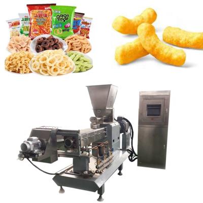 China Chips Electric Rice Corn Wheat Puffed Snacks Machine For Puff Pellet Food Processing Line for sale