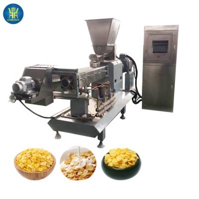 China Factory 300kg/hr breakfast cereal extruder plant bakery oats flake production machine manufacturers for sale