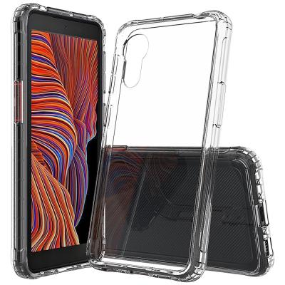 China Shockproof Acrylic Hard Transparent Anti-fall TPU Phone Case For Samsung XCover 5 Case Clear for sale