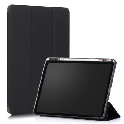 China Auto Sleep/Wake Function PU Tablet Cover Leather Case with Pencil Holder for Ipad pro 12.9 2020 Flip Stand Case for sale