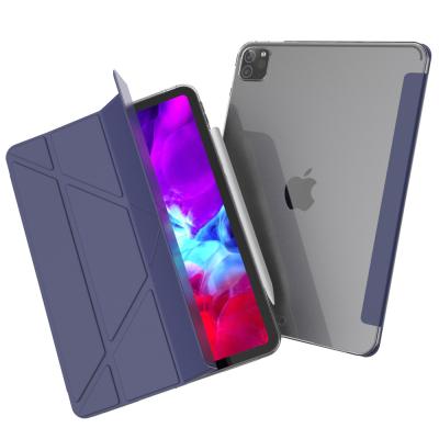 China Diverse Multifunctional Foldable Leather TPU Brackets Back Tablet Cover Outdoor Case For iPad Pro12.9 2021 2020 2018 for sale