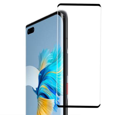 China For Huawei Mate 40 3D Full Coverage Touch Ultra-thin Shatter Proof Curved Screen Protector For Huawei Mate 40 Tempered Glass for sale