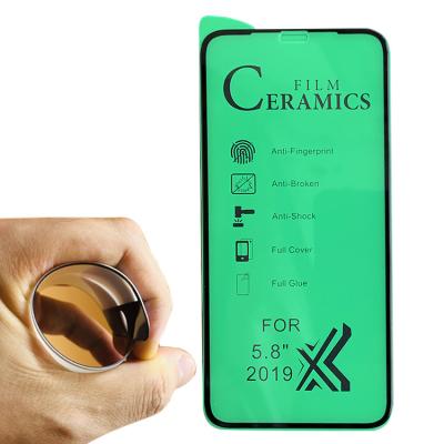 China Mobile Phone No Broken Hardness Super Full Coverage Ceramic Film-Friendly Cases For iPhone X/XS/11 Pro for sale