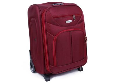 China Build in telescopic aluminum trolley EVA travel case womens luggage sets with 160D lining for sale