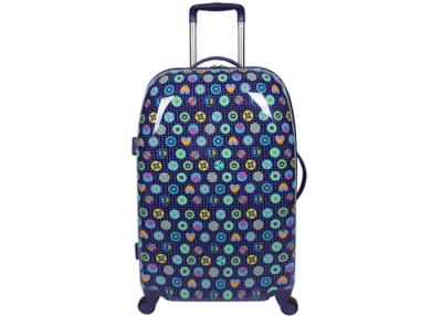 China Customized 20 25 28 inch PC trolley case bright colored luggage travel bag for sale