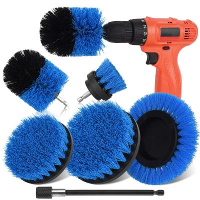 China Stocked Clean Tools Drill Bit Wheel Cleaning Brush For Car Wash for sale