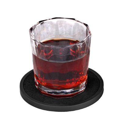 China Viable Customized Thermal Resistance Durable Silicone Coasters With A Packing Box For Protrecting Cup And Table for sale