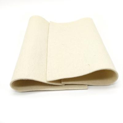 China 3mm 5mm Antistatic Factory Wool Wholesale White Pressed Industrial Felt for sale