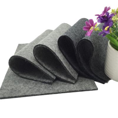 China Waterproof 100% natural industrial gray pressed wool felt for sale