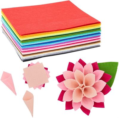 China Waterproof Soft Felt Fabric Sheet Assorted Color Felt Package DIY Craft Sewing Fits Patchwork Polyester Felt Nonwoven Fabric for sale