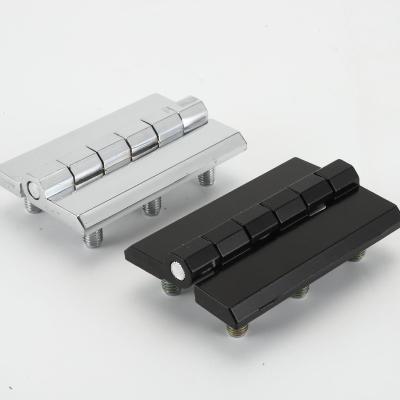 China Metal Custom Zinc Alloy Black door Hinge for aluminium profile for sale