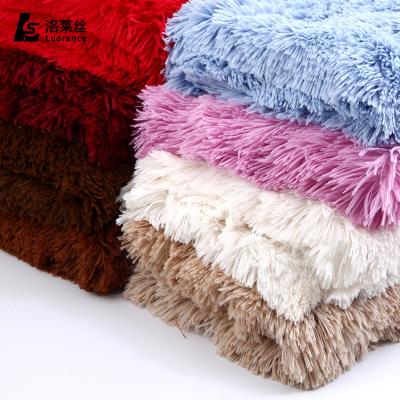 China Washable Plush Fabric Plush PV Faux Fur Hometextile Fabric for sale