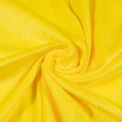 China Anti-Static Ready Goods Cuddle Plush Fleece Minky Solid Velboa Fabric for sale