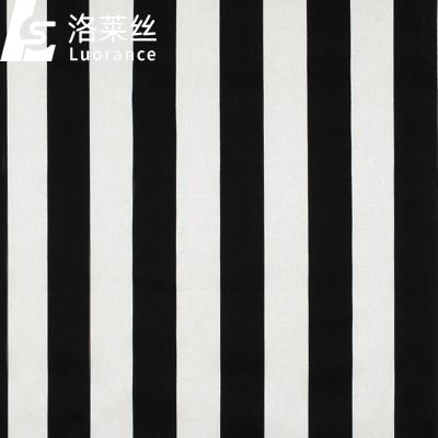 China Waterproof Hot Selling White And Black Stripe Fabric for sale