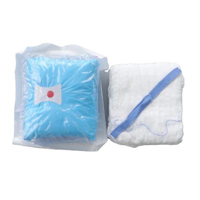 China Factory Direct Selling High Quality 100% Cotton Surgical Abdominal Pad Lap Sponge with x-ray x-ray/no using in hospital for sale