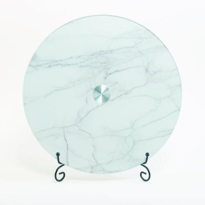 China China Sustainable Supplier Custom Tempered Glass 4pcs Coaster Sets With Floral Prints for sale