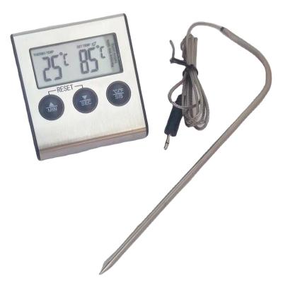 China Kitchen Thermometers Wholesale Electronic Food Cooking Oven BBQ Instant Read Digital Kitchen Meat Thermometer With Long Probe for sale